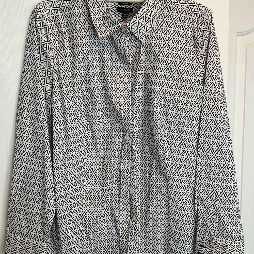 Talbots Button Down Long Sleeve Shirt